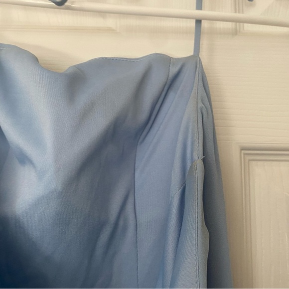 LIGHT BLUE PROM DRESS - Picture 6 of 9